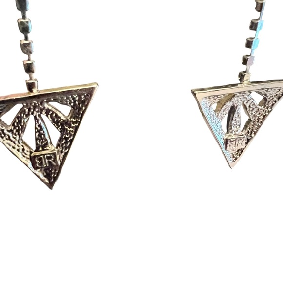 Banana Republic Silver Geometric Earrings - Picture 4 of 4